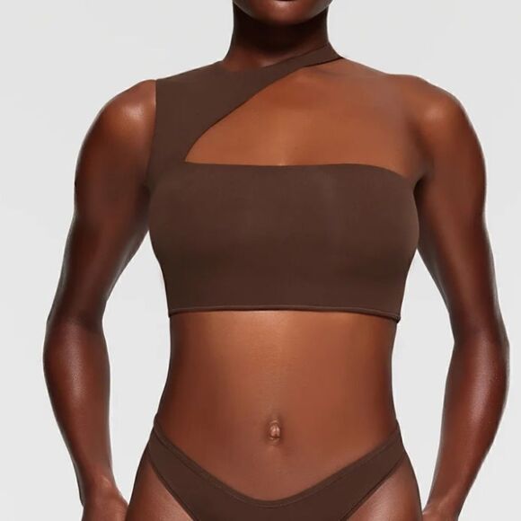 NWT SKIMS CUT OUT SUPER CROPPED TOP - Picture 2 of 6